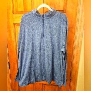 EUC Men's Greg Norman Golf Jersey Stretch Quarter Zip sz. XXL